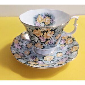 Royal Albert Tea Cup & Saucer set Garden Party Series Summer Skies
